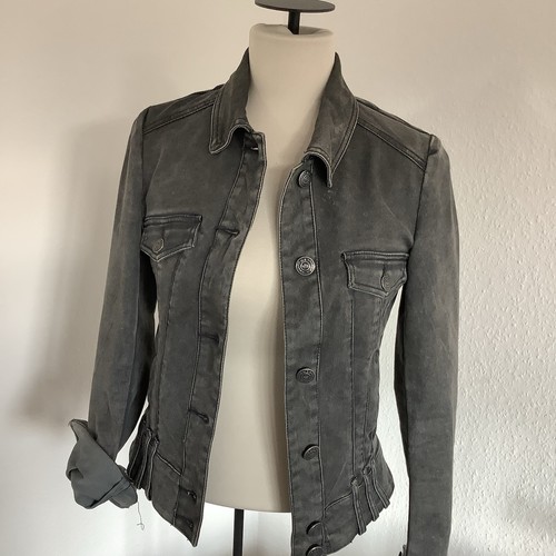 Damen jeansjacke grau in - jeansjacke,