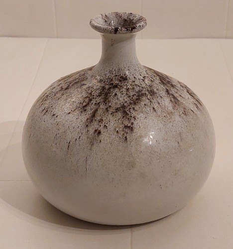 Kugel vase vintage braun - vase,