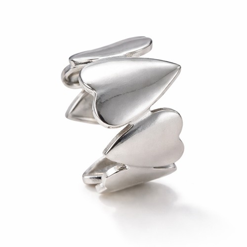 Damenring herzen silber - herzen,