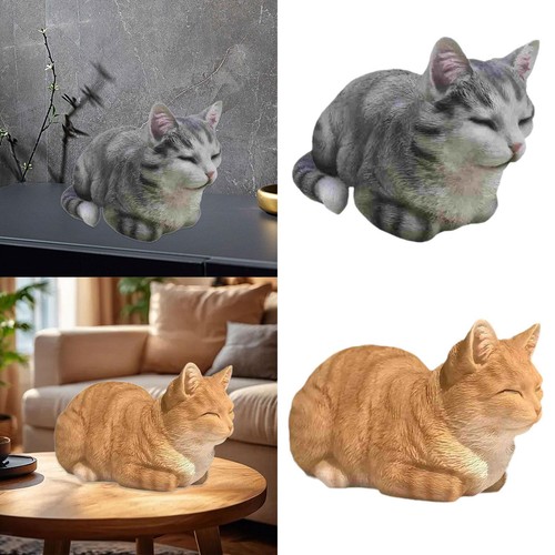 Schlafende katze statue - schlafende,