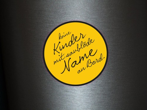 Aufkleber keine kinder - 1,
