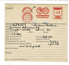 Heilbronn 42 Ackermann Schlüssel Garn Griechin Antike AFS Archivkarte Unikat  