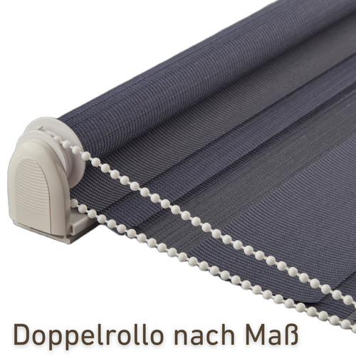 Doppelrollo nach maß klemmfix - doppelrollo,