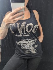 Rich Royal Top Schwarz Größe M