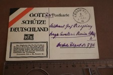 alte patriotische Karte - Gott