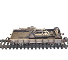 H0 Märklin Güterwagen 1:87 + Feldhaubitze 18, Militär, Wehrmacht, WWII Epoche II
