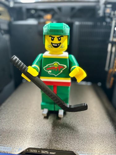 Giant hockey lego player - giant,