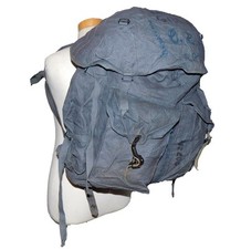 Italienische Marine Rucksack Blau Canvas Armee Army  Vintage Backpack