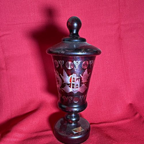 Egermann deckelpokal rubinrot - egermann,