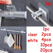 2-20 Stück Halter Für Gardinenstange Ersatzträger Scheibenstangen Ohne Bohren