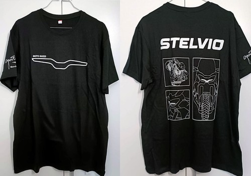 Shirt schwarz moto guzzi - schwarz,