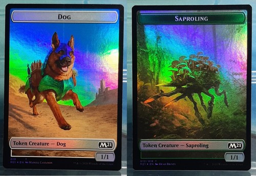 Magic dog saproling - saproling,