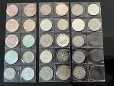 27 DDR Münzen, 1966 bis 1972, Sammlung, größtenteils Silber