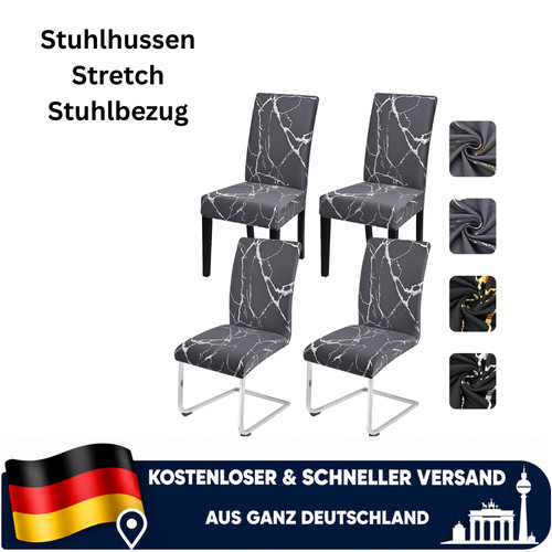 4er set stuhlhussen - **4er, stretch
