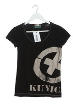 KUYICHI T-Shirt Damen Shirt Gr. DE 36 schwarz-wollweiß Casual-Look