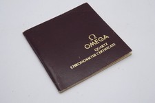 Omega Constellation Chronometer Zertifikat Quarz Booklet