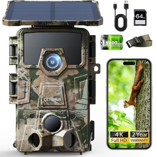 Solar wildkamera 64mp - solar,