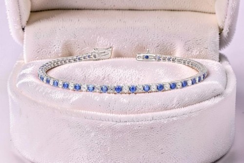Natürlicher blauer saphir - natürlicher,