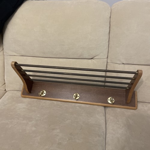 Wand garderobe messing holz - messing, &