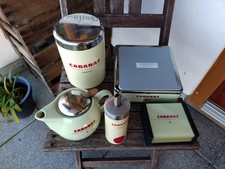 *Cabanaz vanille Glasuntersetzer/Serviettenspender/Teekanne/Dose/Süßstoffspender