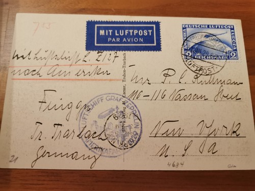 Zeppelin post amerika - post, 1.