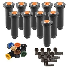 10x Rain Bird 1800 / 1804 10cm Versenkregner + VAN Düse nach Wahl + SBE050 Flex