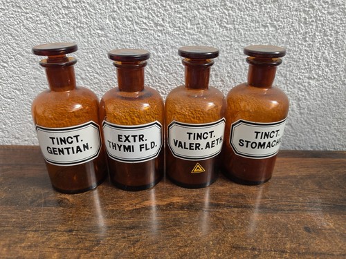 Apothekerflaschen 4er set - apothekerflaschen,