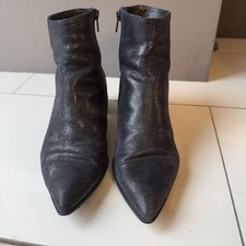 Stiefeletten Wildleder René Lezard Schwarz Gr. 39