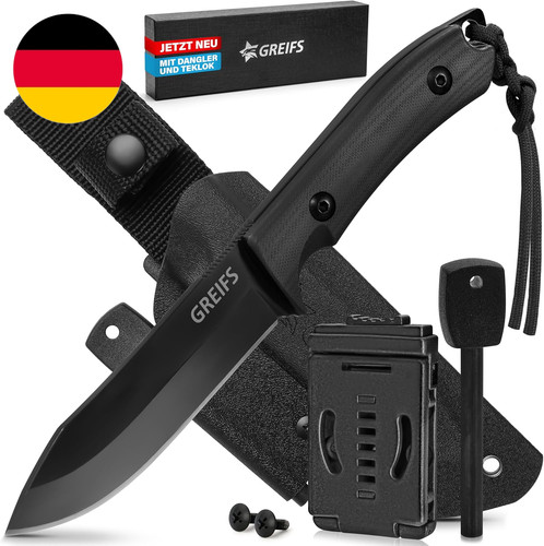 Outdoor messer aus stahl - aus,