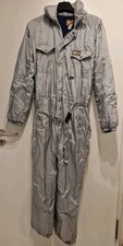 Skianzug NORTHLAND Vintage Retro 90er Gr. XL Silber