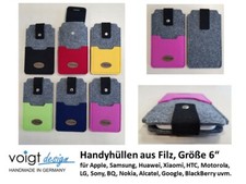 Handyhülle filz tasche - filz,