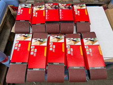MEGA Restposten 10 Pack Bandschleifer Schleifpapier 75x533mm / Cont2Pal2K1