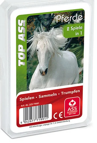Kartenspiel top ass pferde - top,