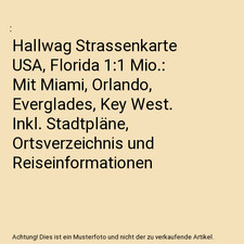 Hallwag Strassenkarte USA