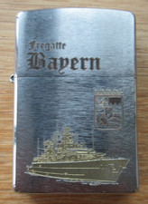Aus alter Feuerzeug Sammlung Benzin Feuerzeug Fregatte Bayern Bundesmarine Zippo