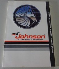 Betriebsanleitung/Owner´s Manual Johnson Bootsmotor E-4 Models | ENG/FRA | 1983