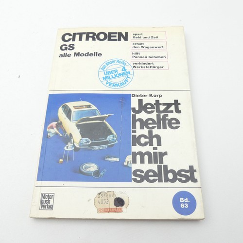 Citroen werkstatthandbuch - citroen, gs