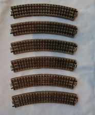 MÄRKLIN 6x Schiene M-Gleis gebogen rund Mittelleiter H0 * R1=360 mm 30° * Nr. 5