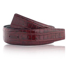 Krokodil Bordo Wendegürtel 40
