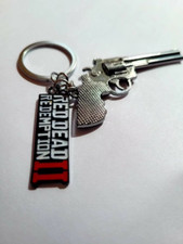 Schlüsselanhänger Red Dead Redemption 2 RDR2 Rockstars Rot Western Revolver Far West