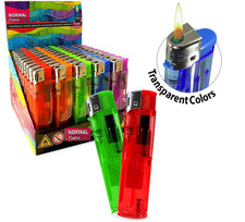 FZ636) 200x Elektro Feuerzeuge Eektronik nachfüllbar Feuerzeug 4x 50 er Packung