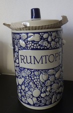 Großer Rumtopf Keramik mit