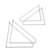 4x WHB Draht Wand Regal Halter