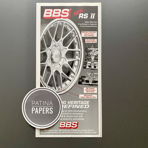 1996 bbs felgen ii - rs,