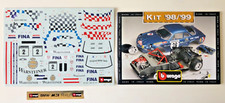 Bburago 5534 , Original Decals für BMW M3 GTR 1993 , + Katalog von 1998/99