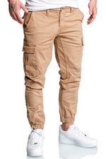 Herren Jogger Cargo Chino Jeans Hose R2207