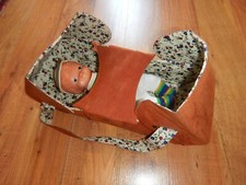 Vintage Puppen Tragetasche mit