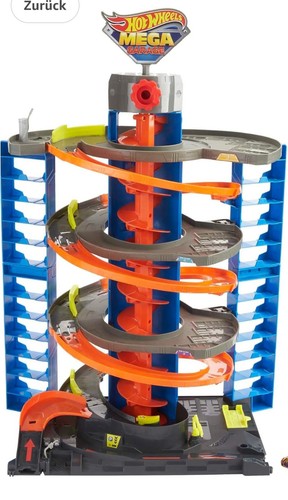 Hot wheels mega - wheels, garage