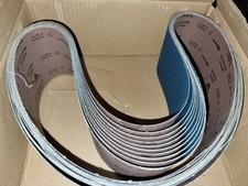 10 X Blue Line Schleifbänder Schleifband  100x1100 mm Industrie Qualität Neu Top