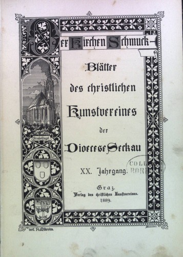 Der kirchenschmuck blätter - kirchenschmuck:,